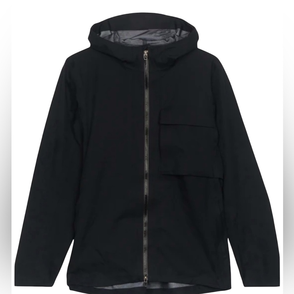 Men's Black Hooded Jacket lululemon SIZE L